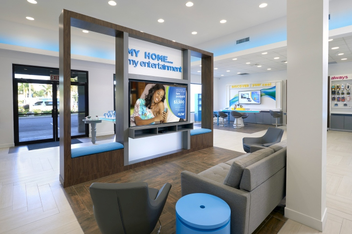 Telecom Store Resting Area Design