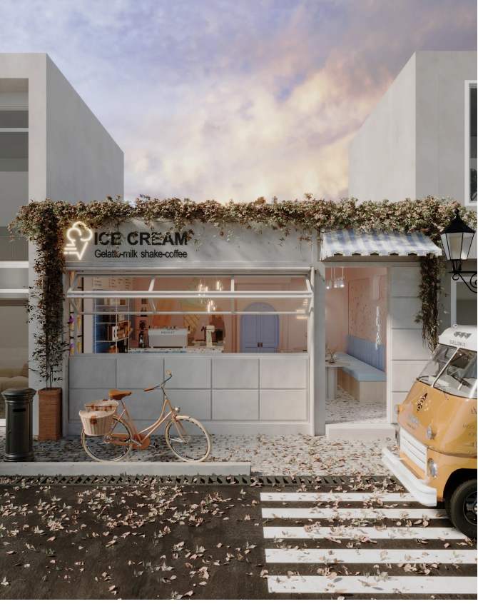 Create A Dreamy Gelato Shop
