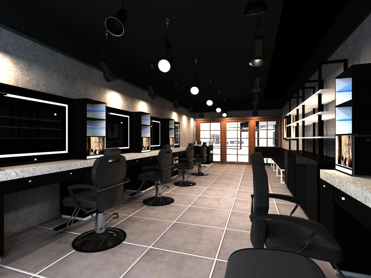 hair styling station