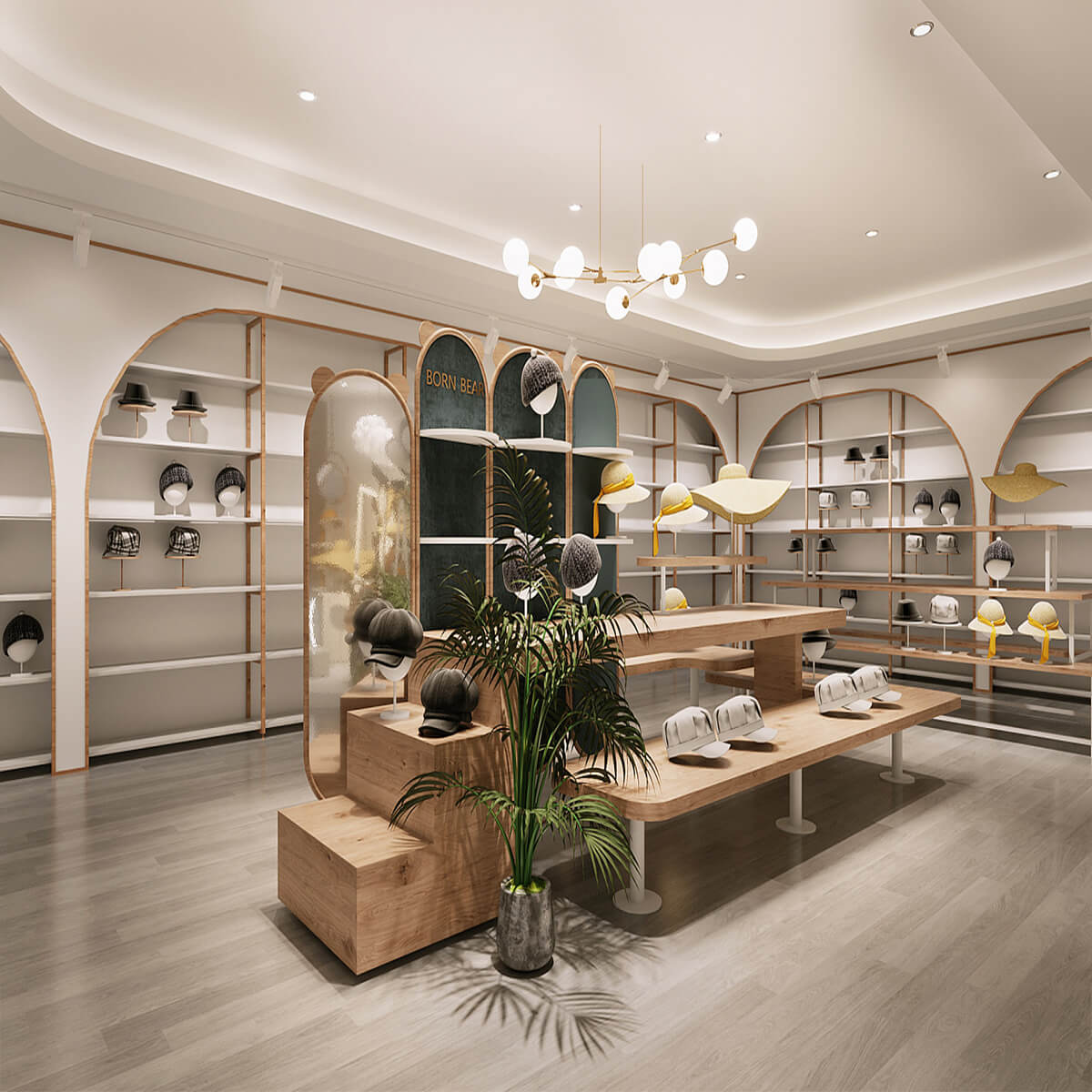 cap store design