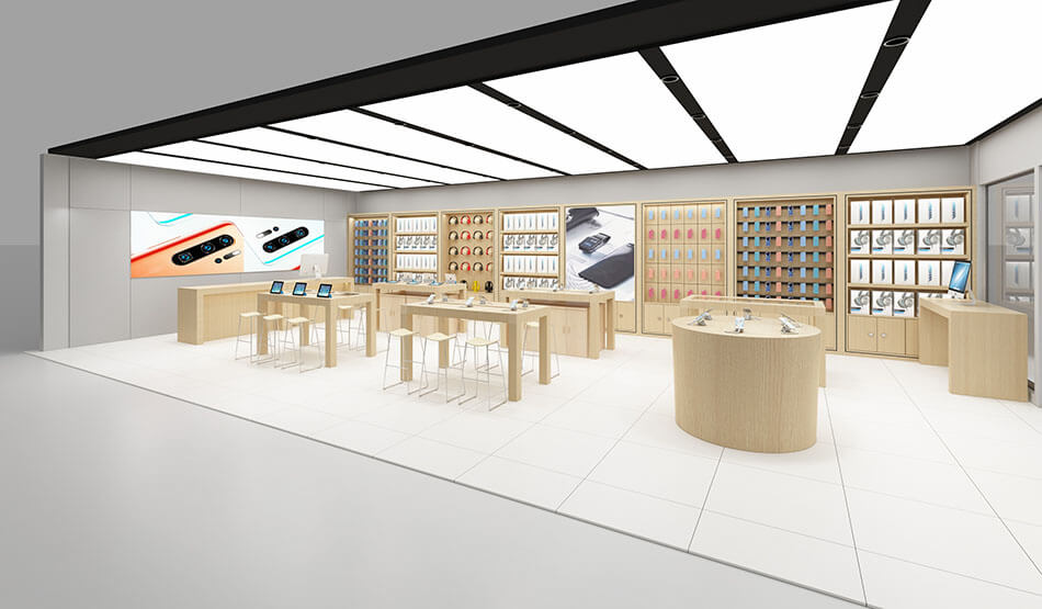 cell phone store design
