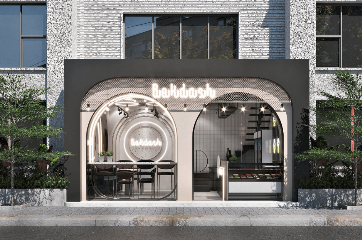 ice cream shop design