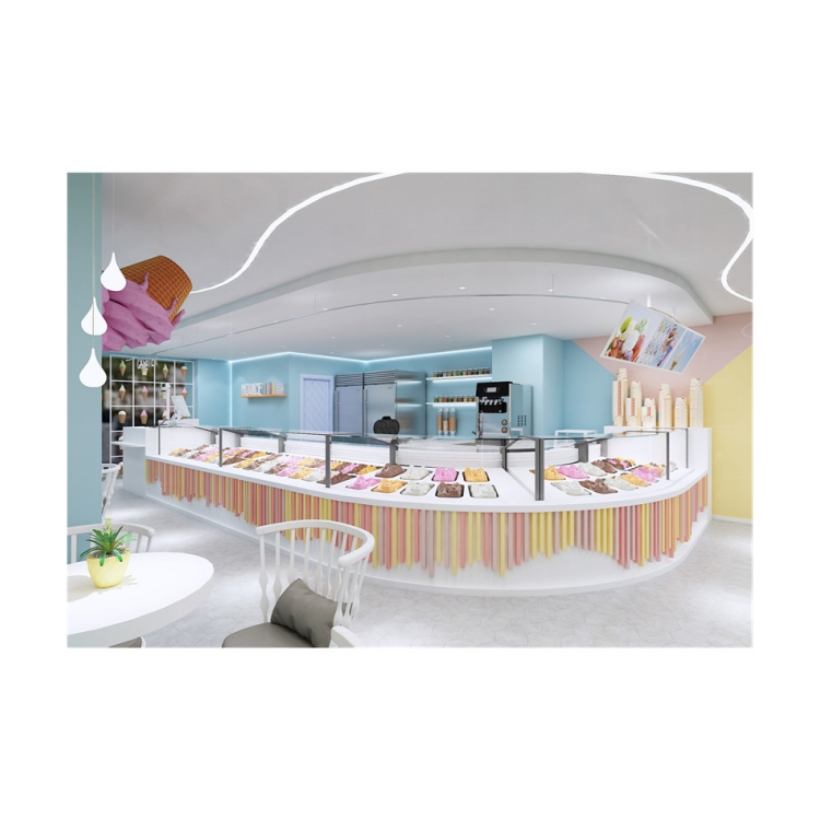 Ice Cream Shop Design Ice Cream Shop Interior Decoration for Sale