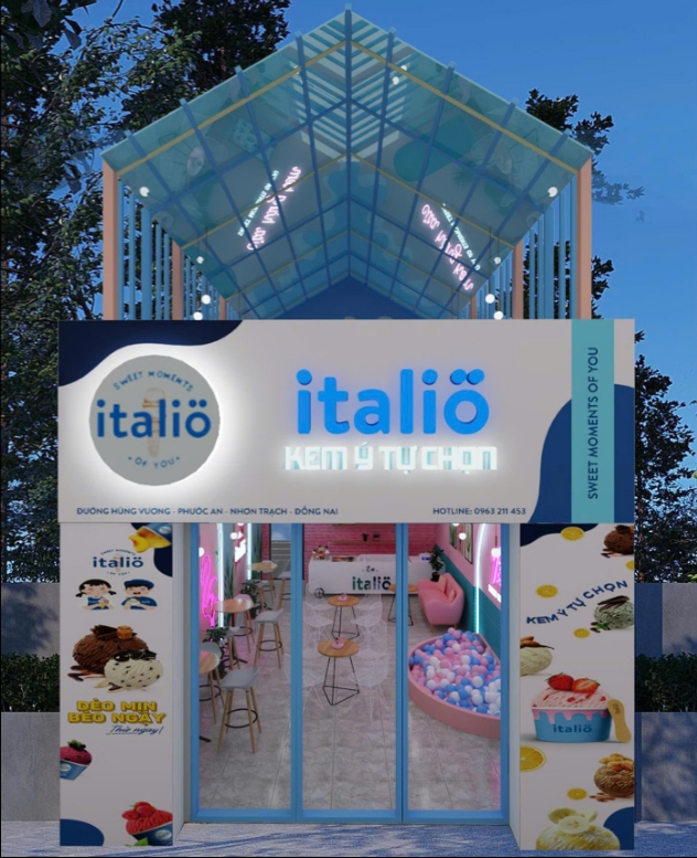 Lovely Ice Cream Shop 3D Design