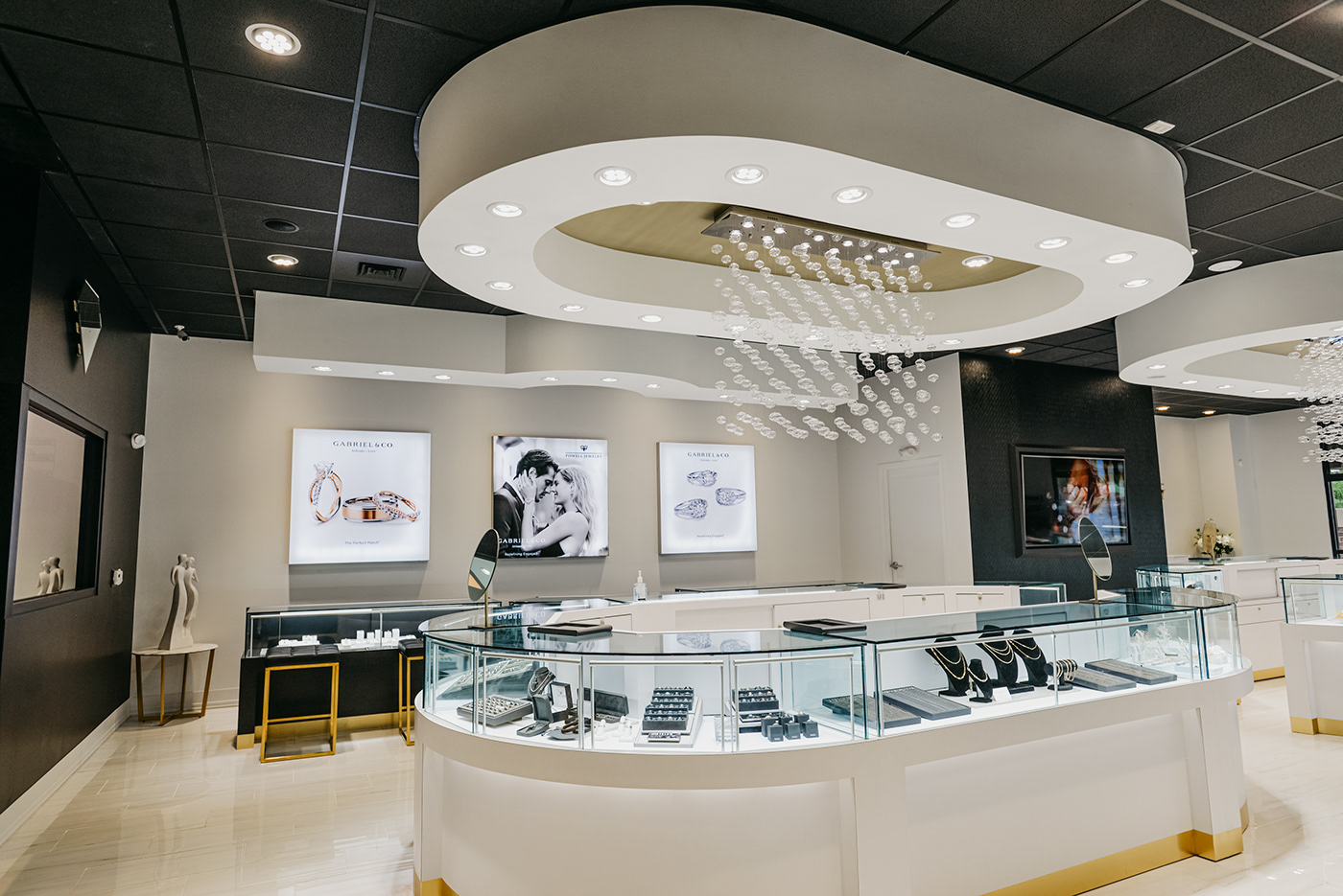 The Interior Design of a High-End Jewelry Store