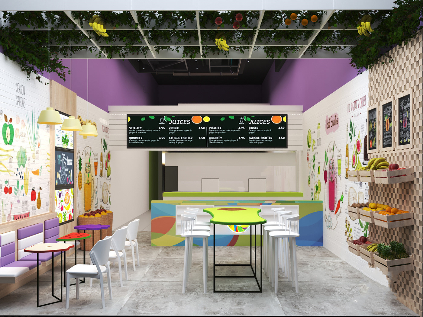 Open and Decor Juice Shop Successfully In Summer