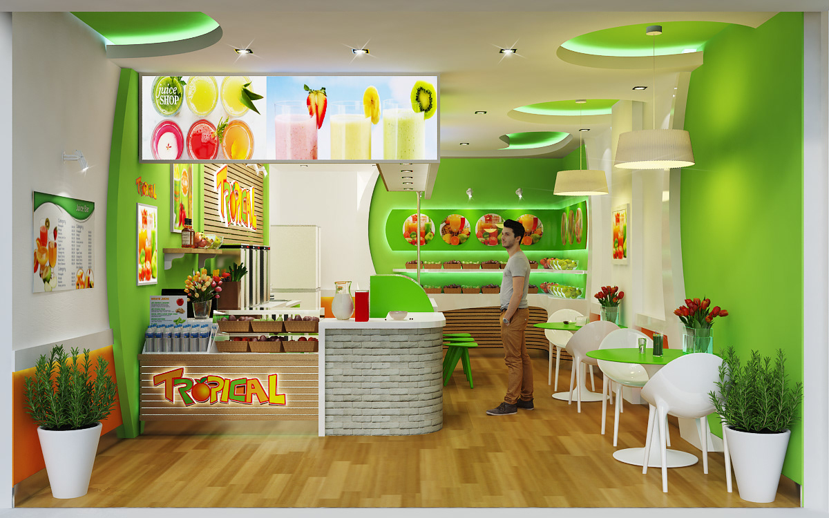 bubble tea shop design