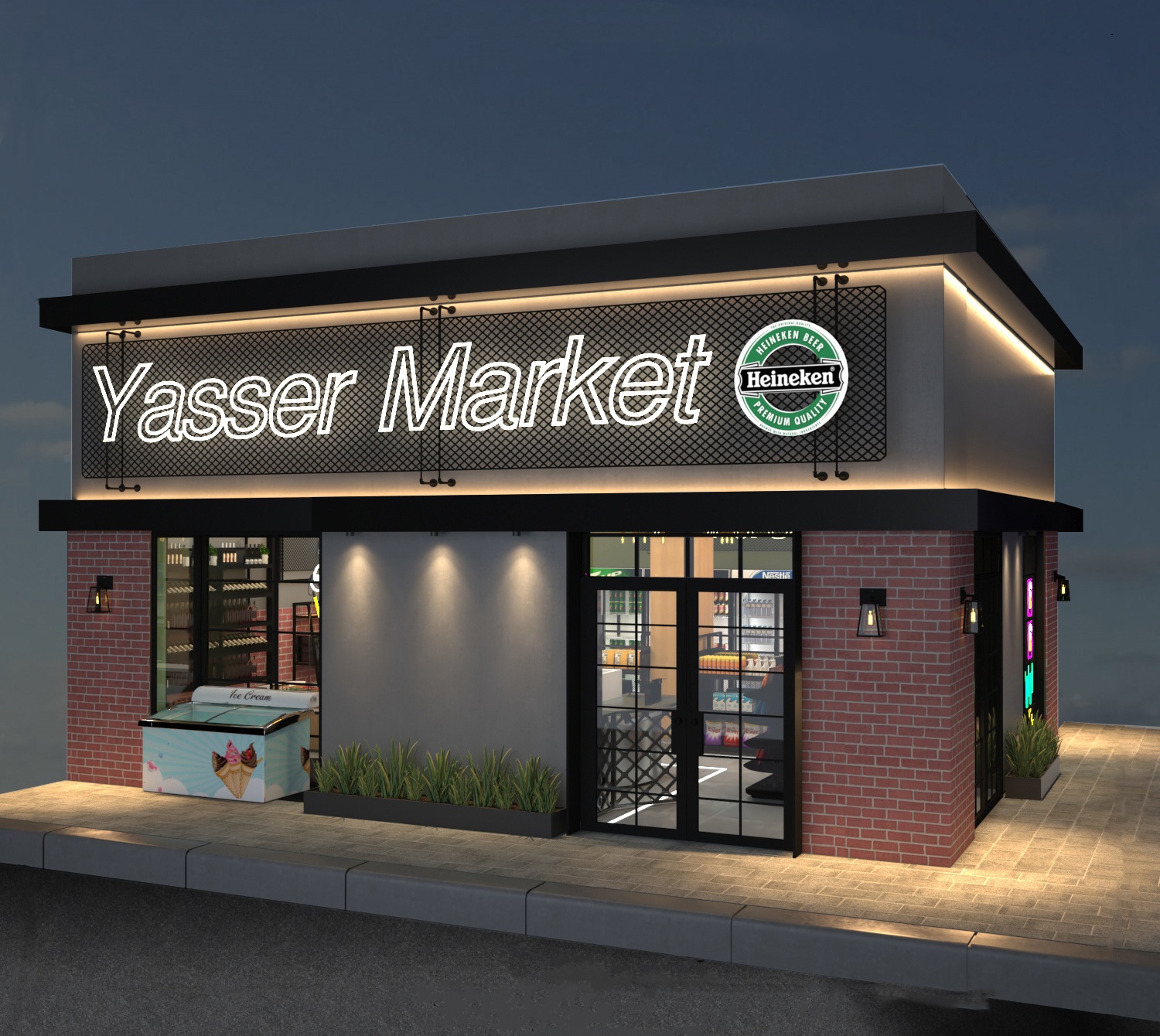 Teach You How To Quickly Open A Small Grocery Store Near Roads