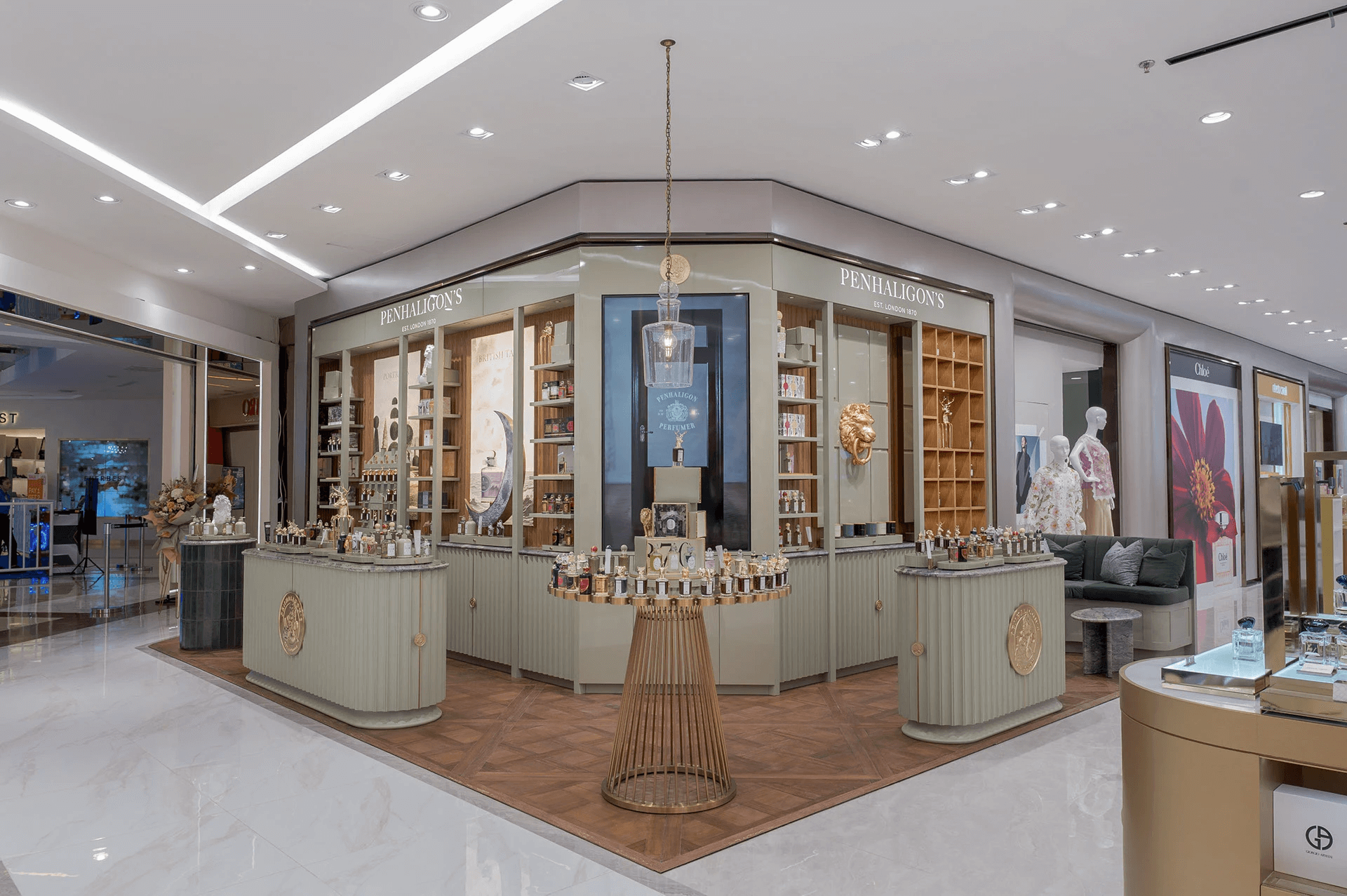 Elegant British Perfume Corner Store