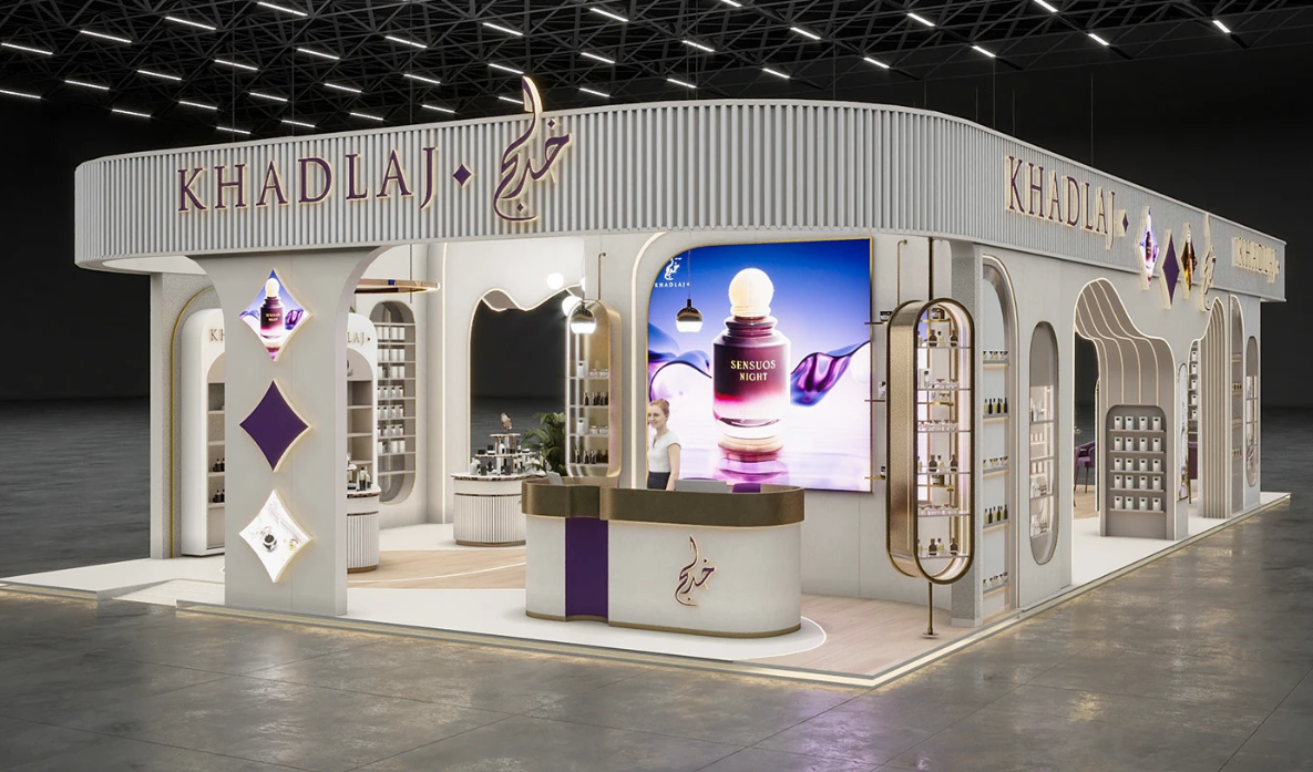High-end Perfume Exhibition Hall with Modern design