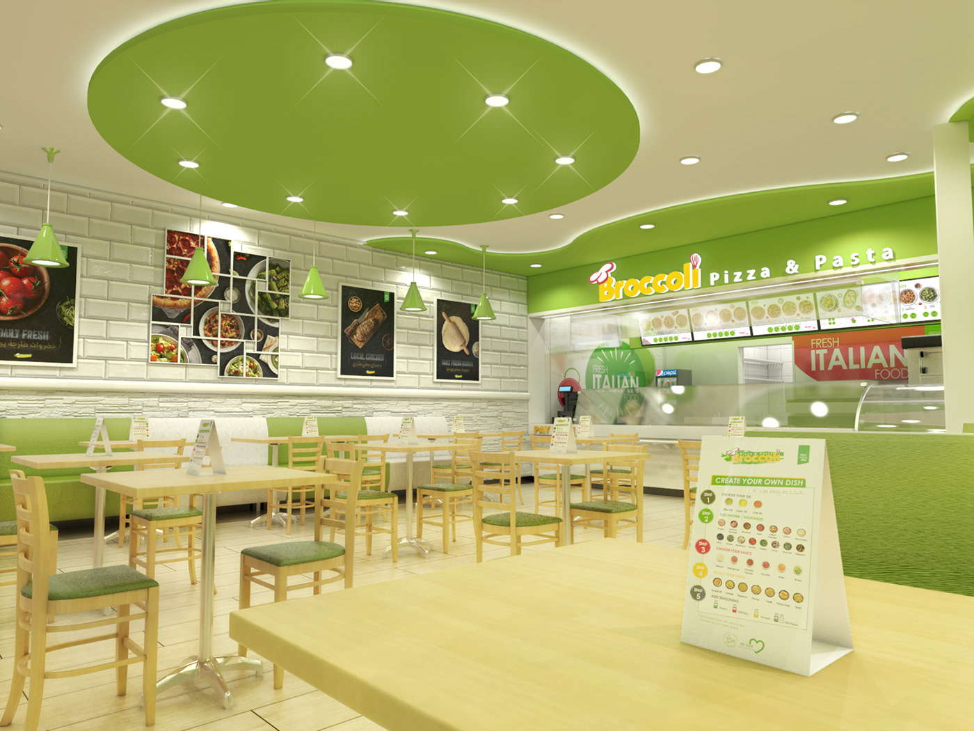 juice store design
