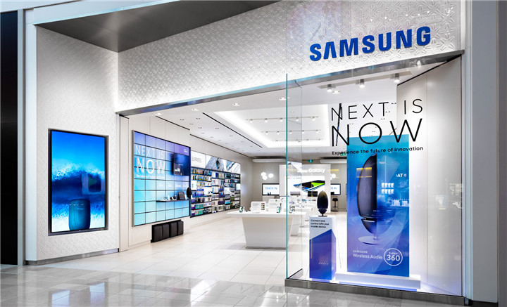 modern cell phone store  design