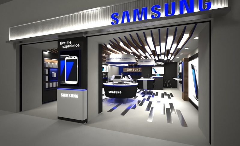 Samsung showroom design