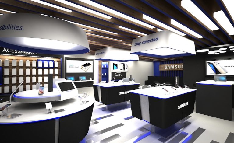 Samsung showroom design