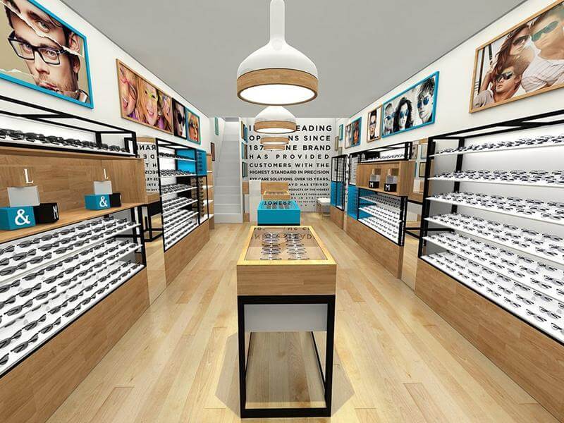 eye glasses shops displays