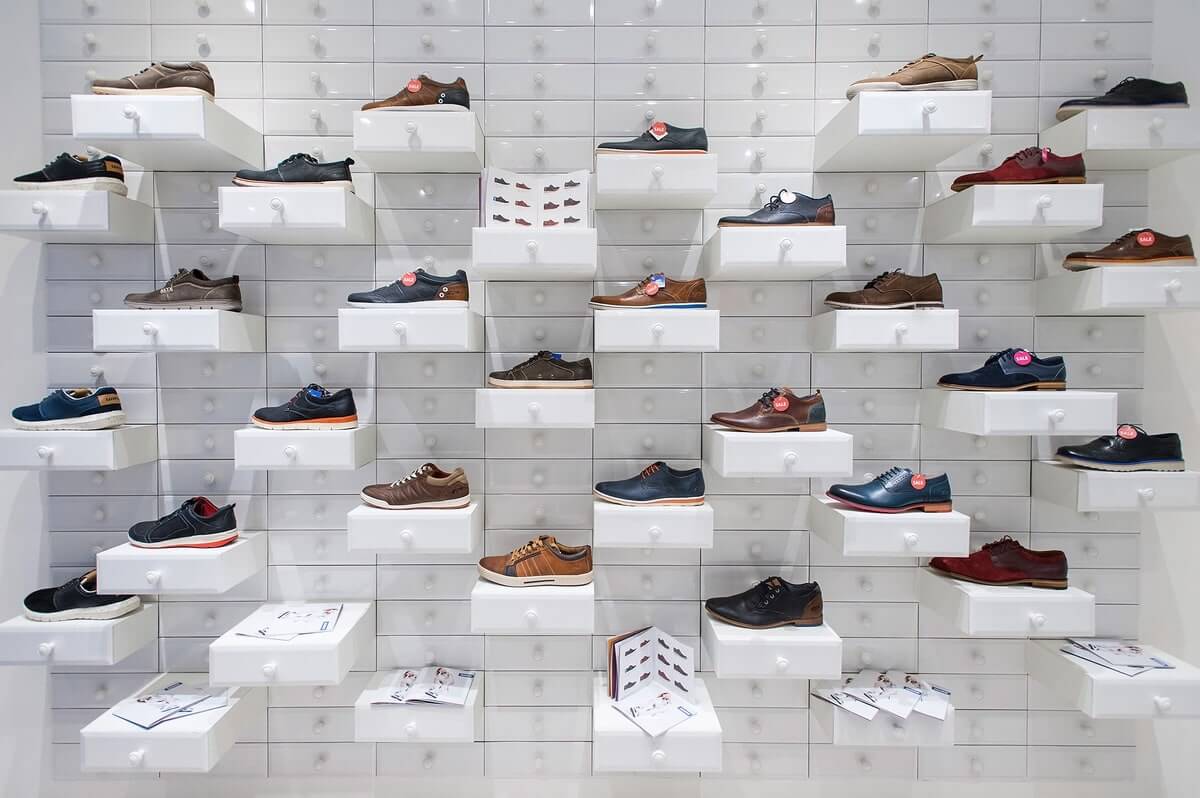 shoe displays