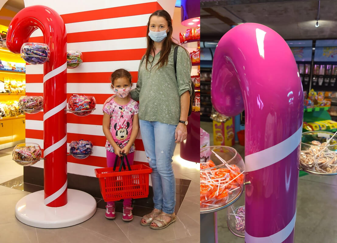 candy canes display