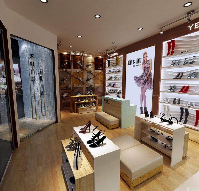 shoes store displays