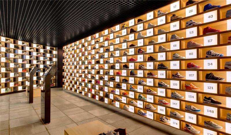 shoe store displays