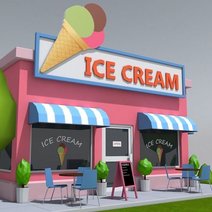 4 Best Yogurt Ice Cream Shop Designs