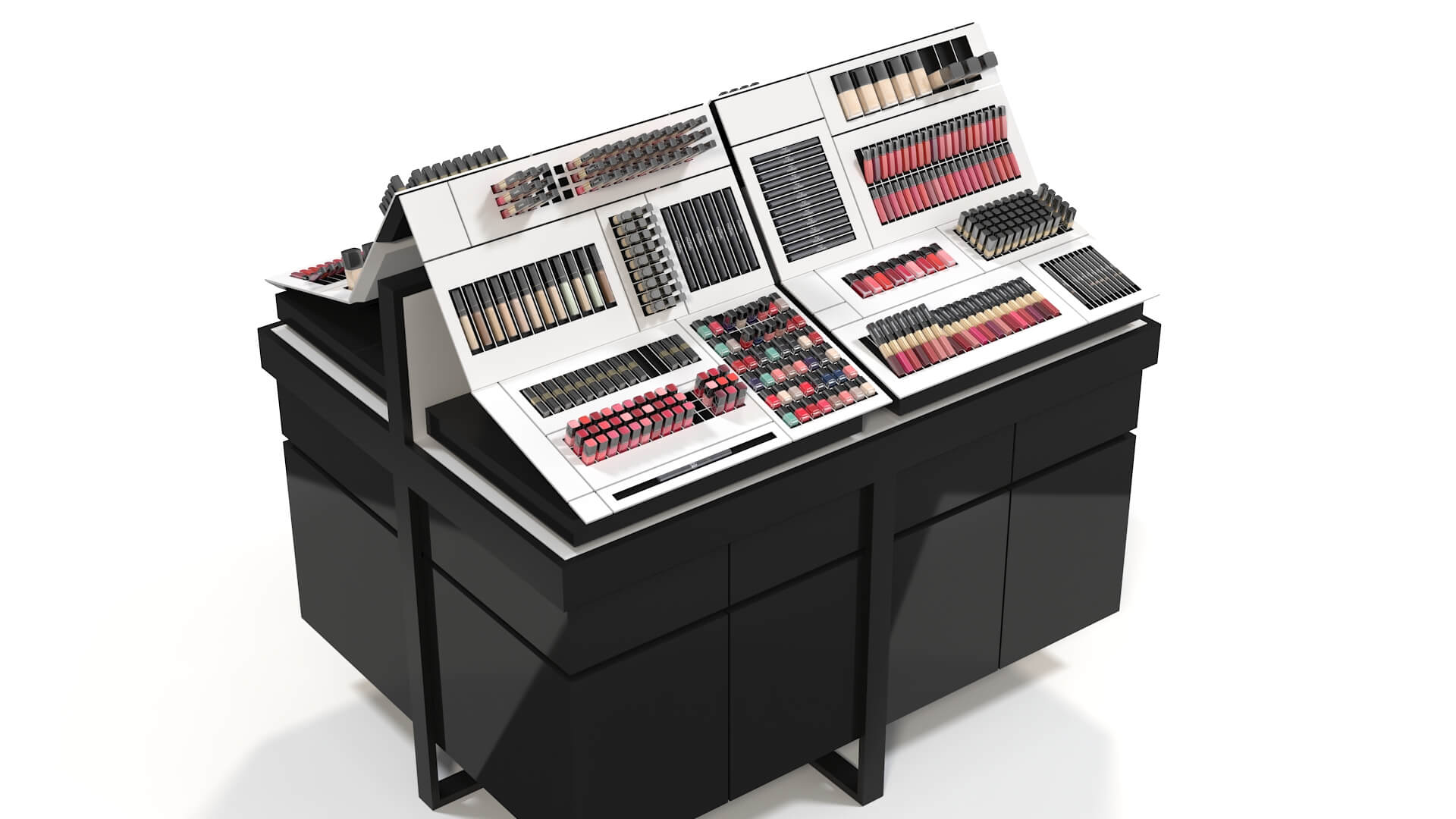 cosmetic display counter