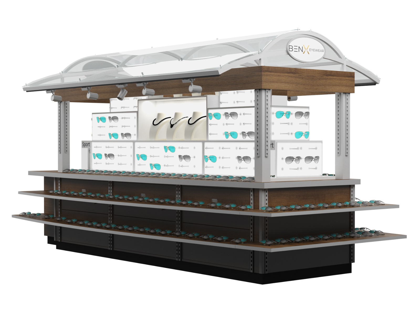 sunglasses kiosk