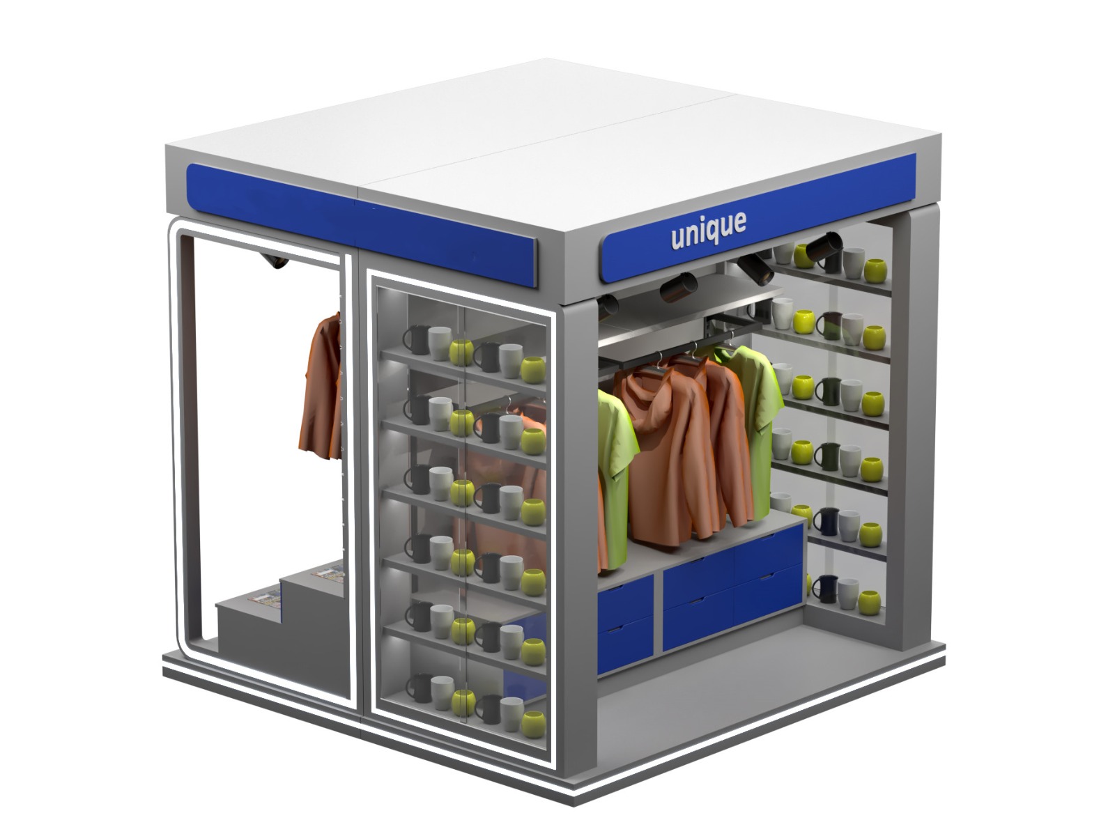clothes kiosk