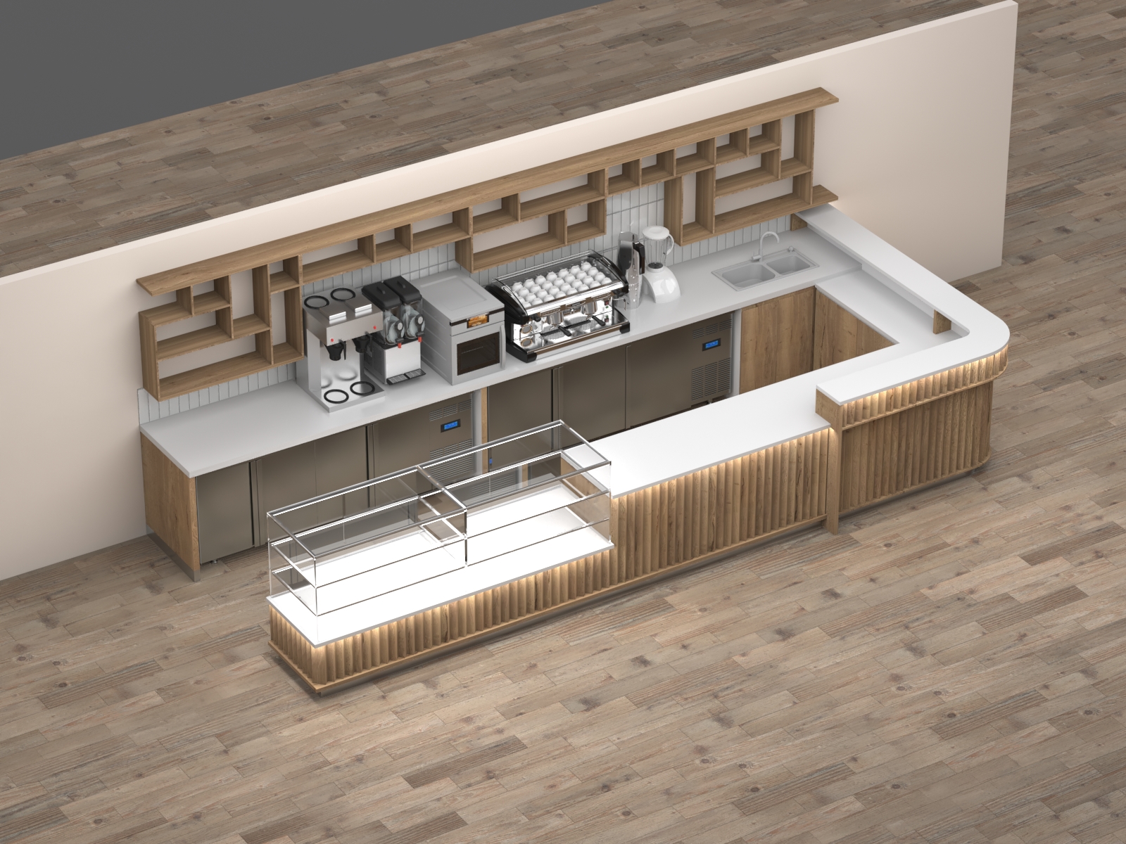 Shop Coffee Counter 