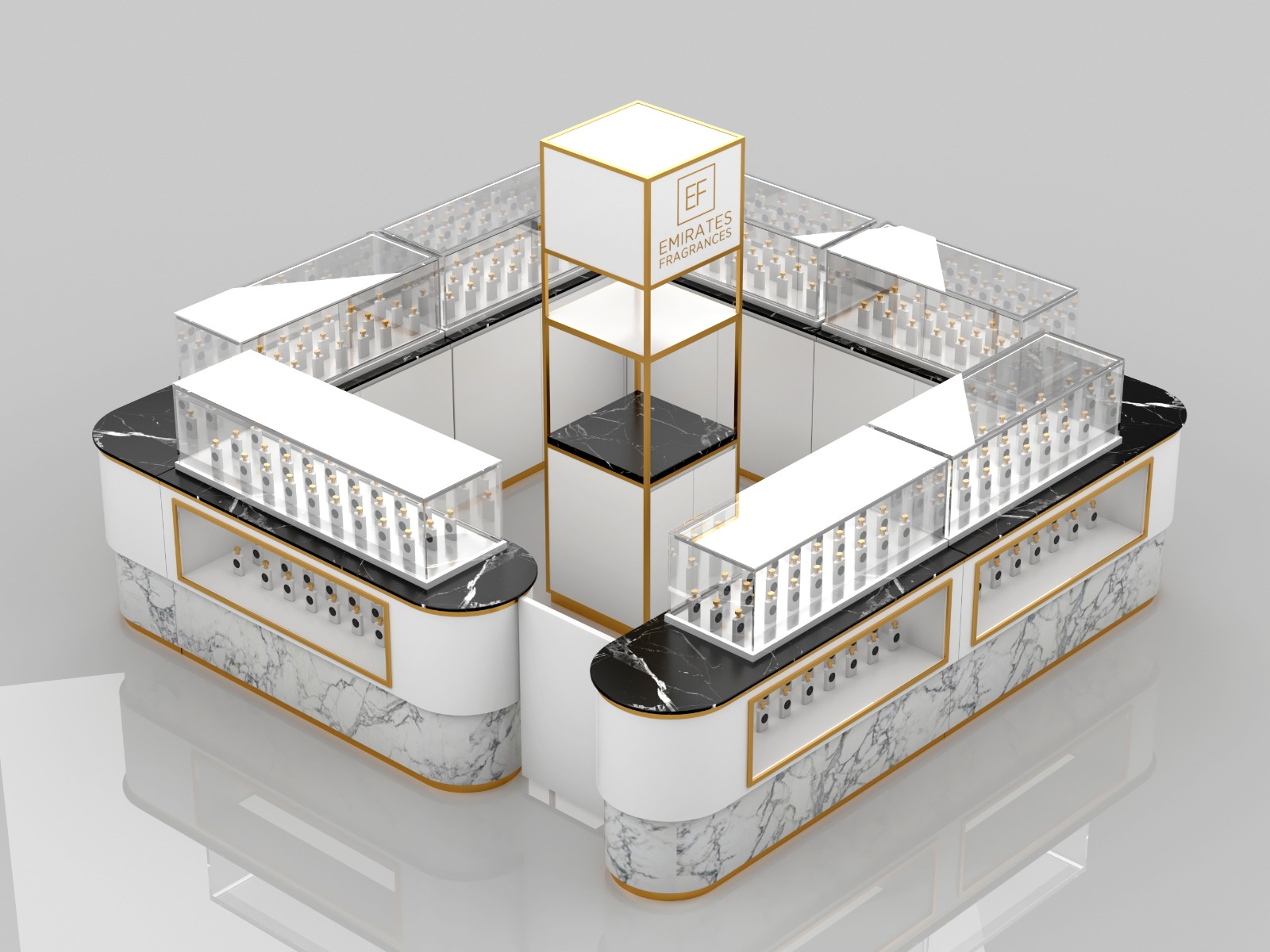 Luxury Perfume Kiosk 