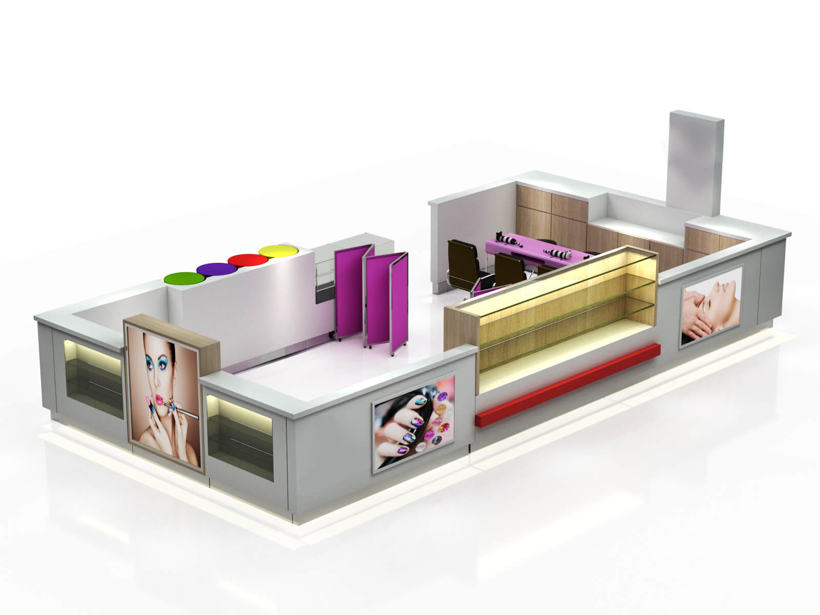 nail manicure kiosk 
