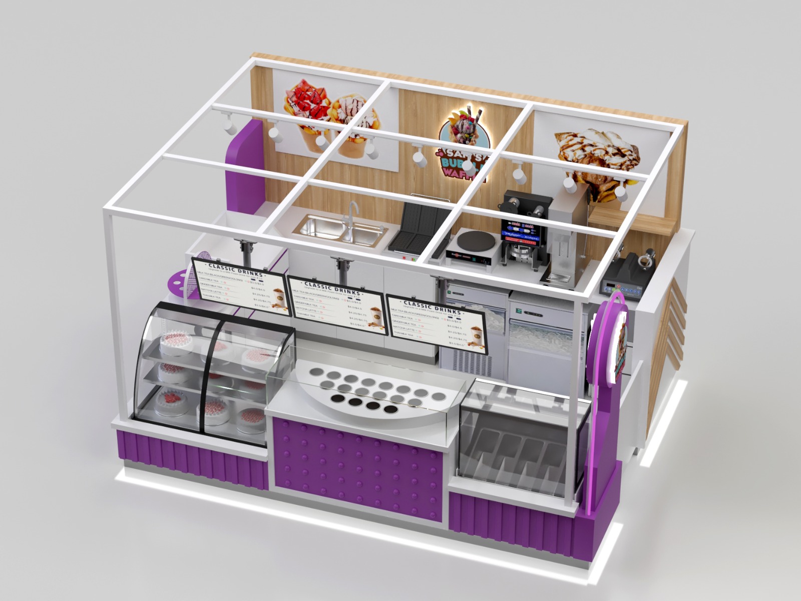 Crepe Food Kiosk