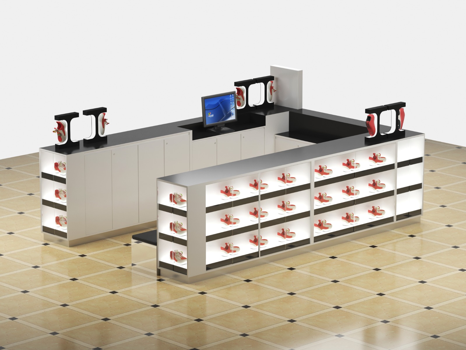 shoes kiosk
