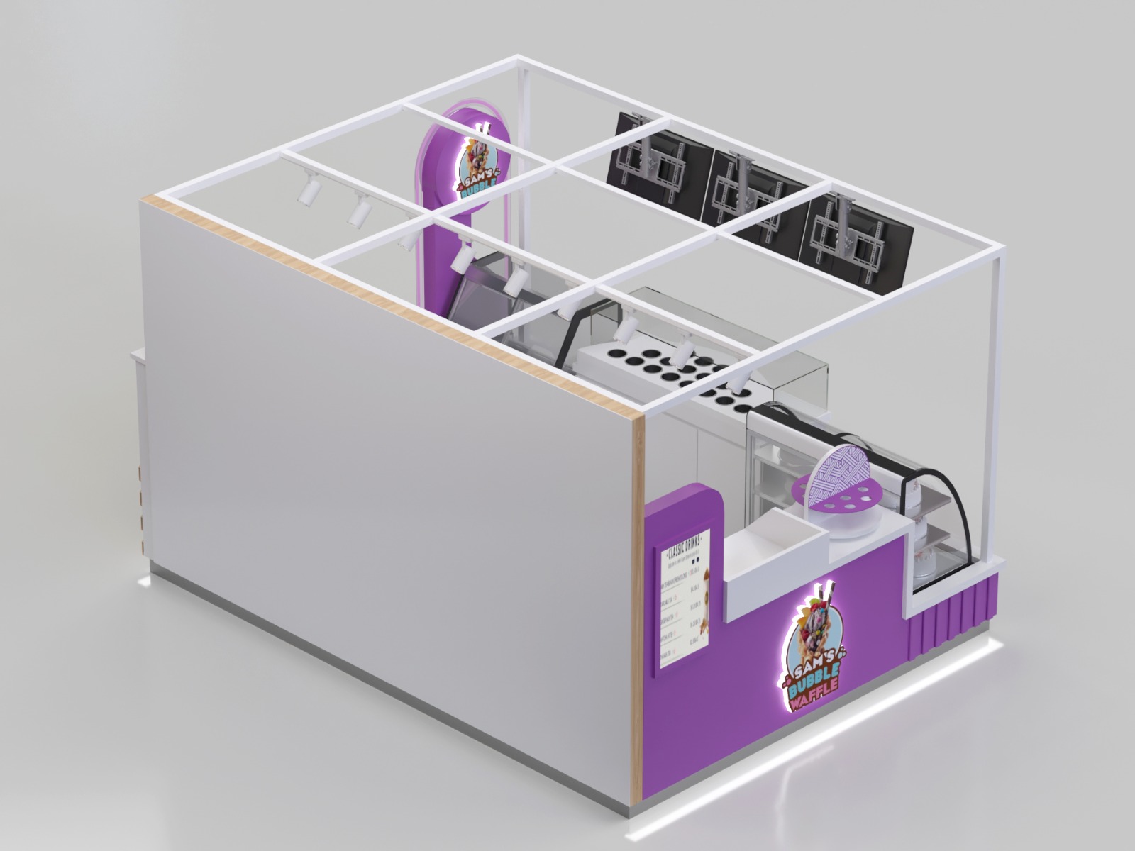 Crepe Food Kiosk