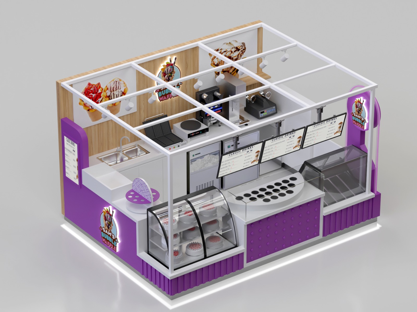 Crepe Food Kiosk