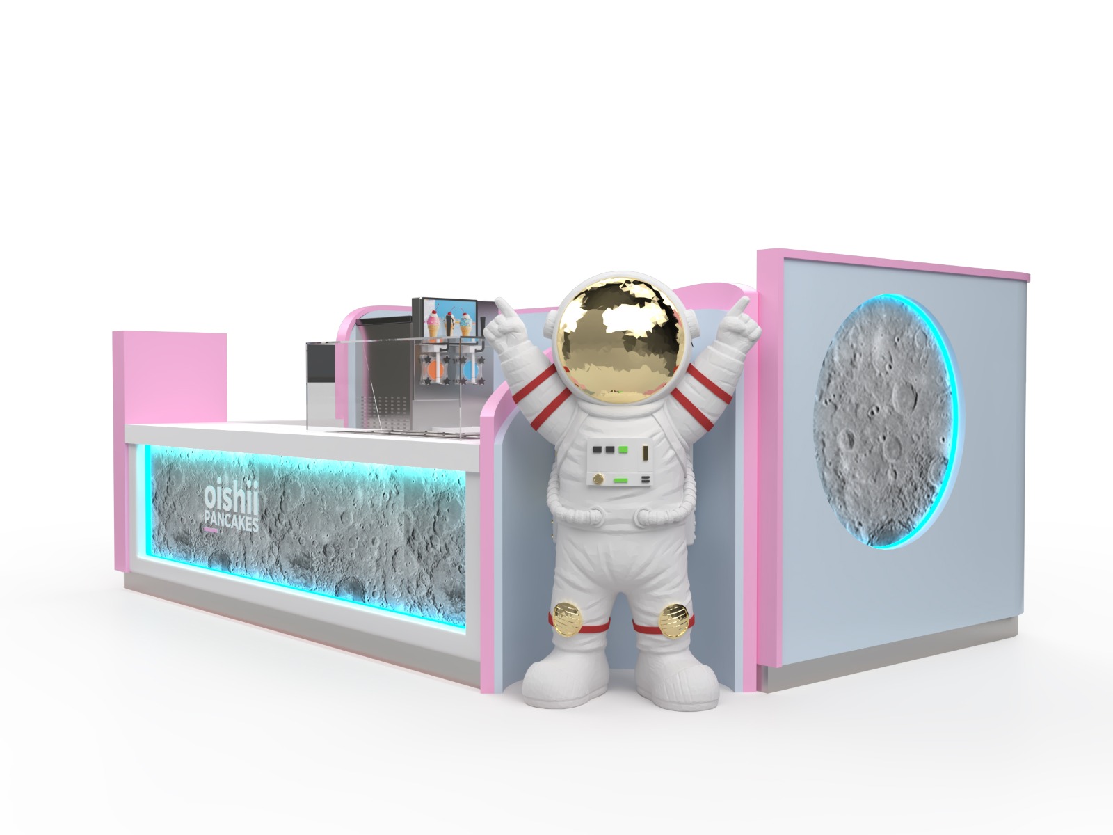 Japanese-Style Crepe Kiosk 