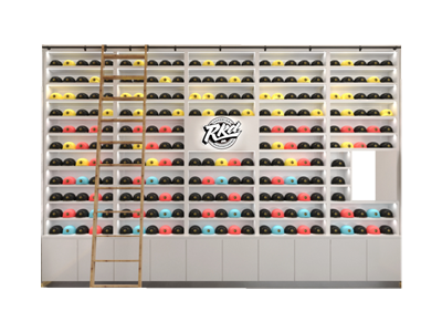 hats display wall