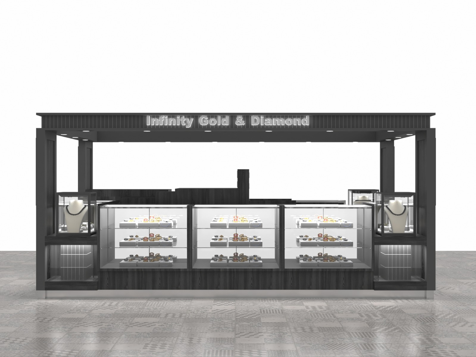 Jewelry With Top Kiosk 