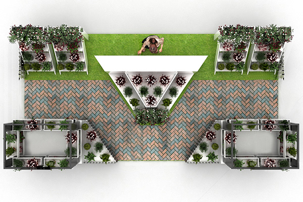 Flower Pot Display Stand