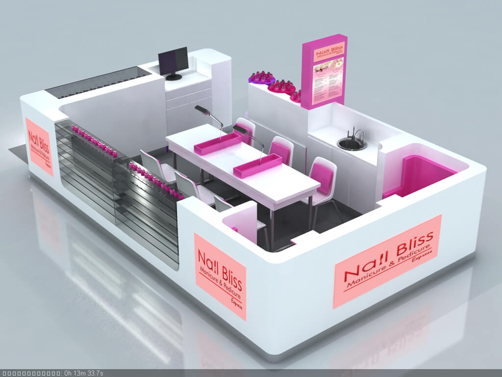 nail manicure kiosk 