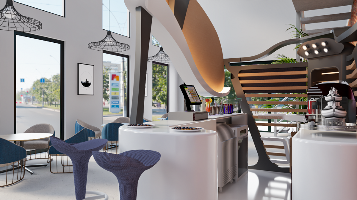 Stylish Coffee Mall 