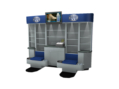 shoe shine kiosk