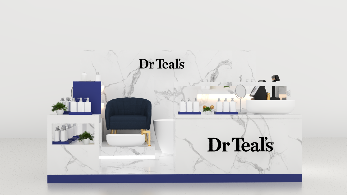 Skincare Display Counter