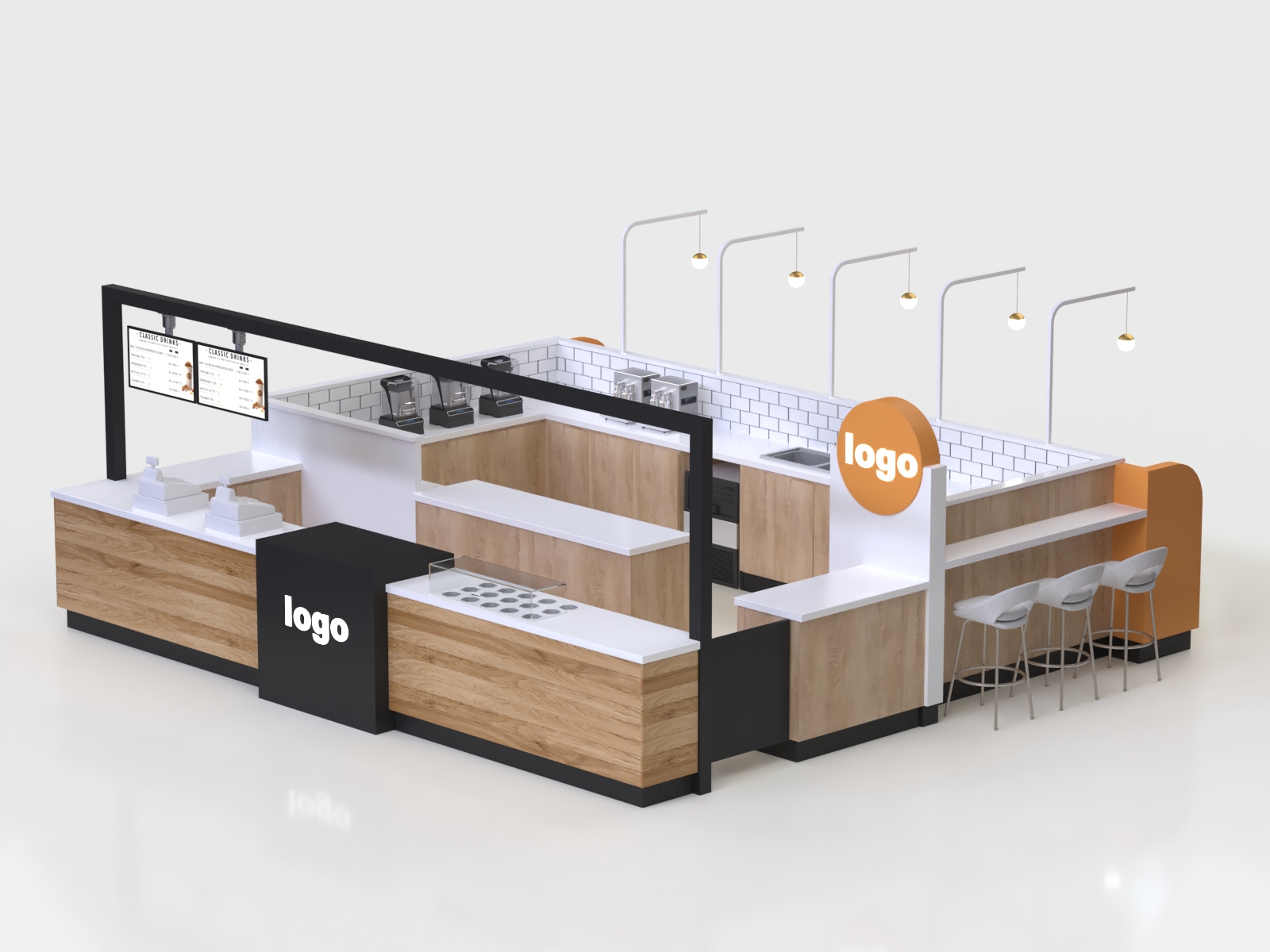 boba tea kiosk
