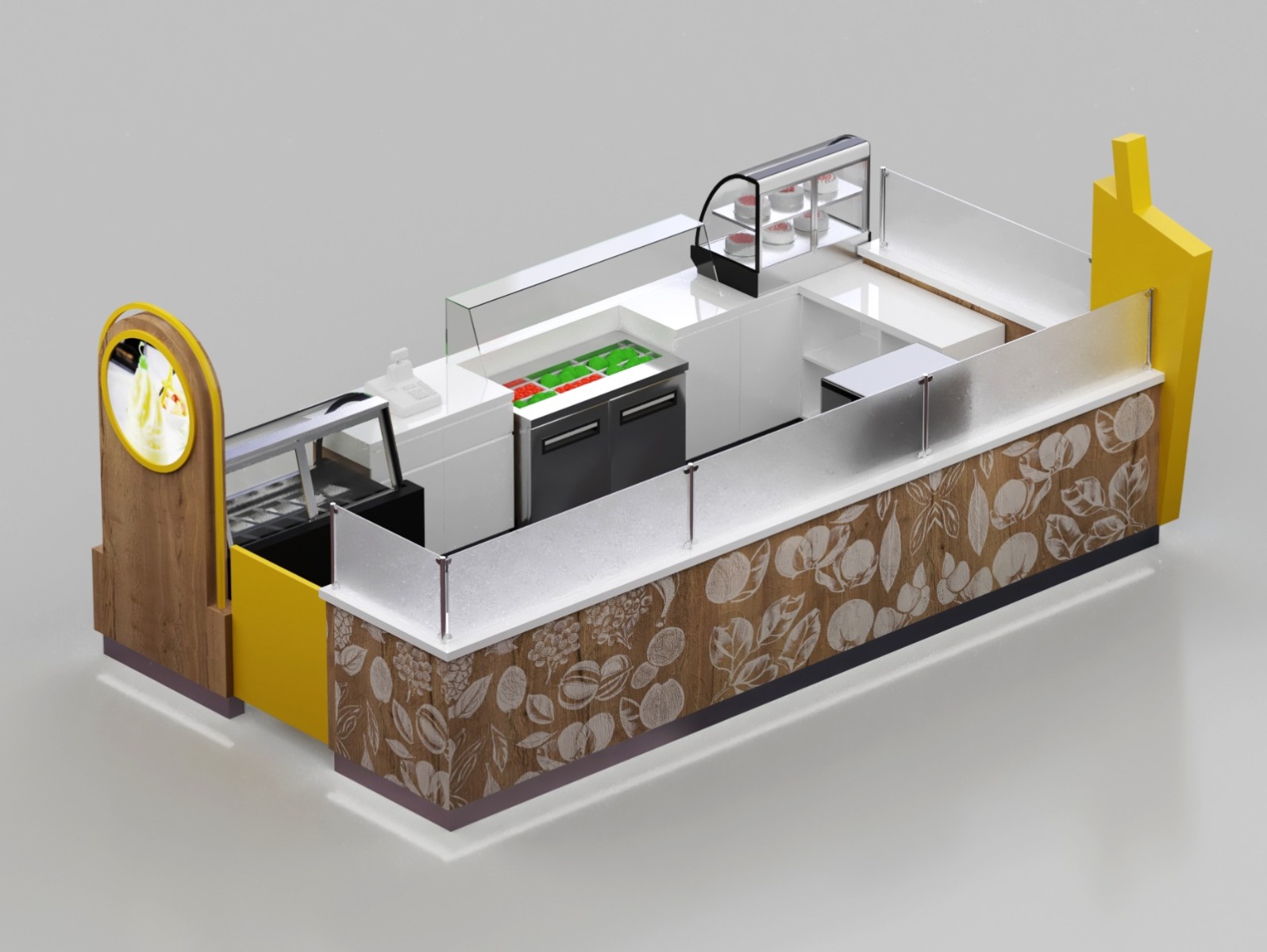 ice cream kiosk