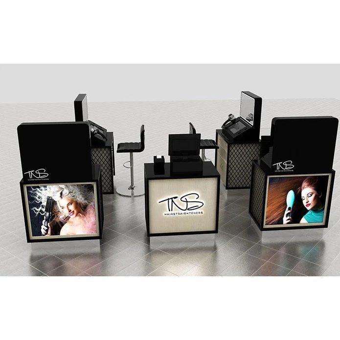 Curling Iron Display Counter