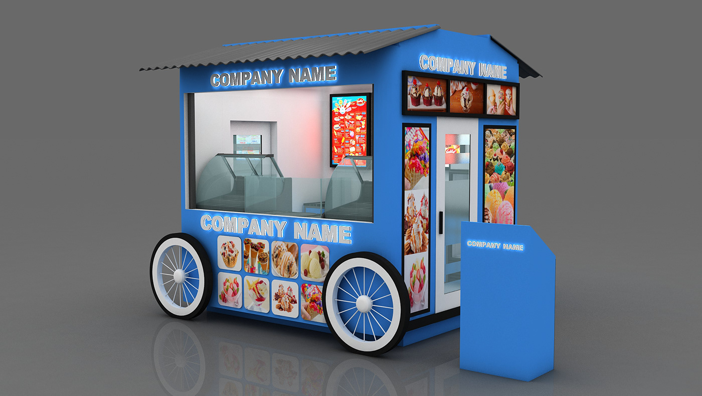 ice cream cart