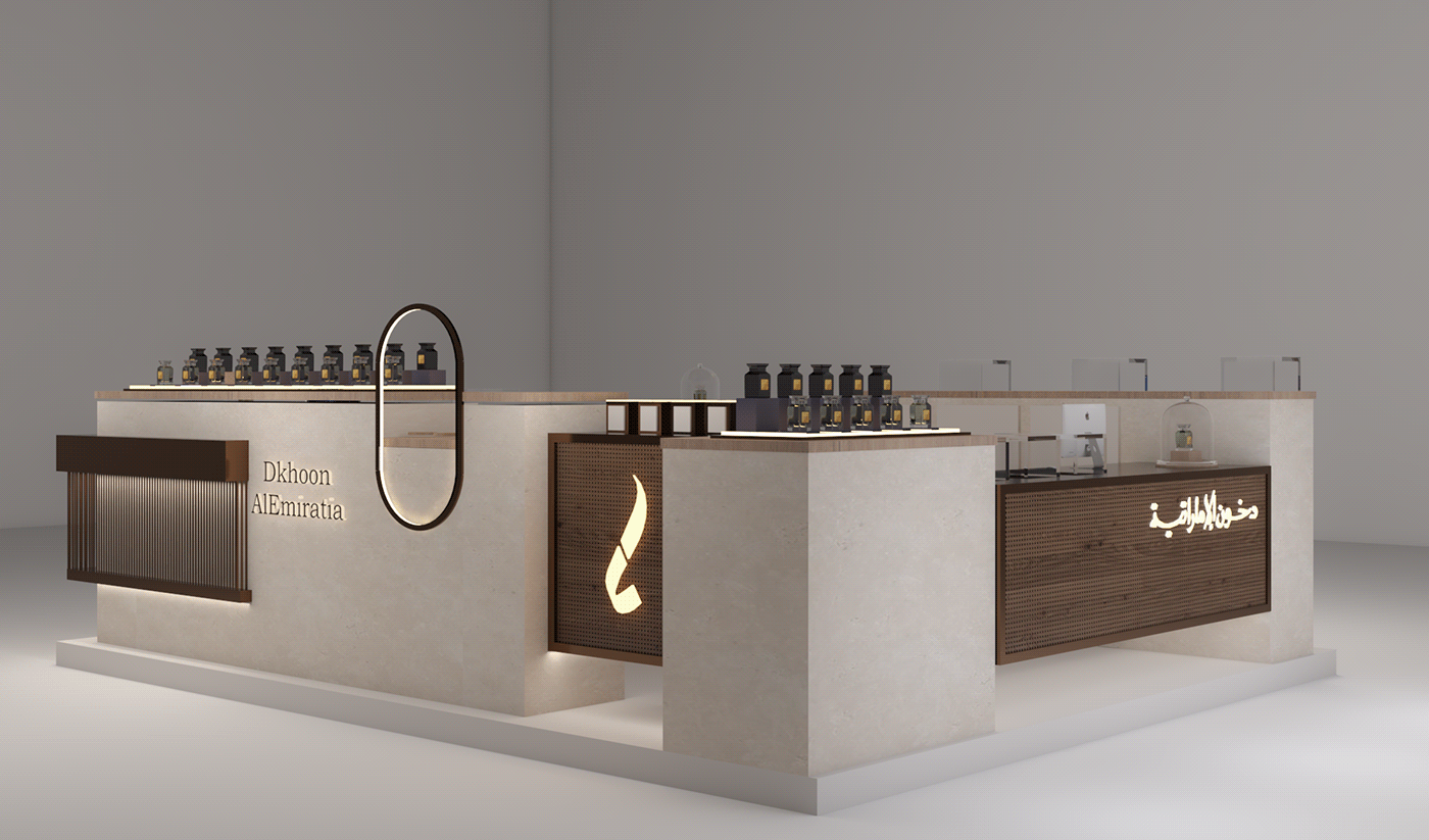 perfume kiosk