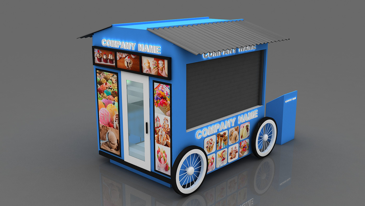 ice cream kiosk