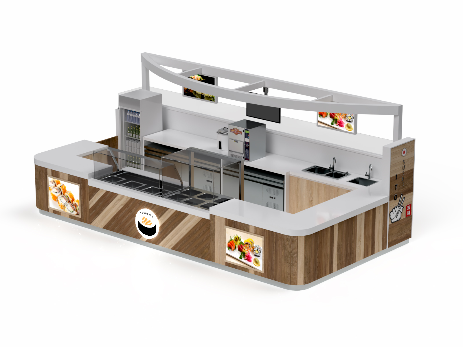 Sushi kiosk