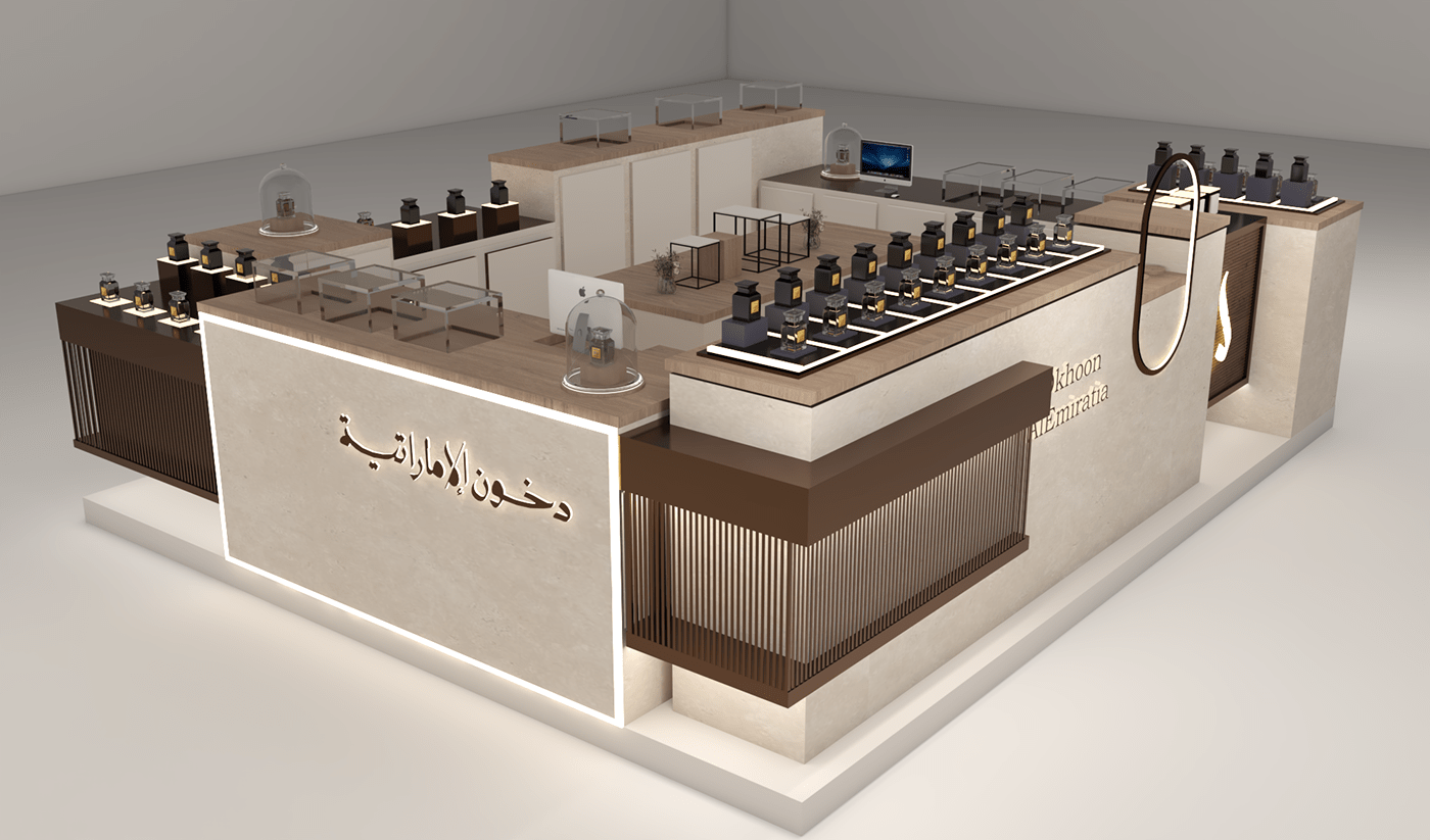 perfume kiosk